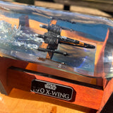 Star Wars Po Dameron T-70 X-Wing in a Wine Bottle