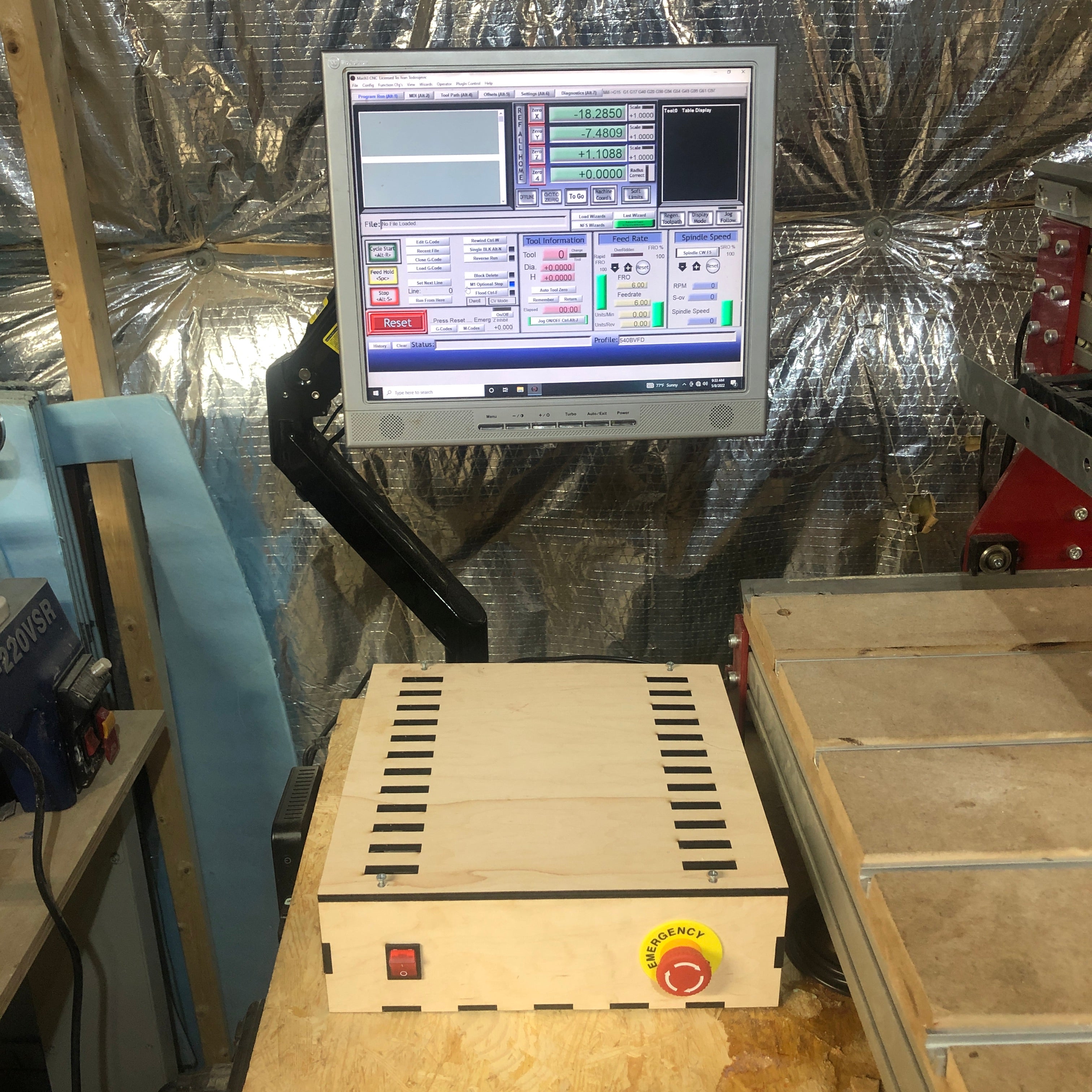 Cnc Computer Station G540 Enclosure and CNC Computer Station – CCHobbyFun