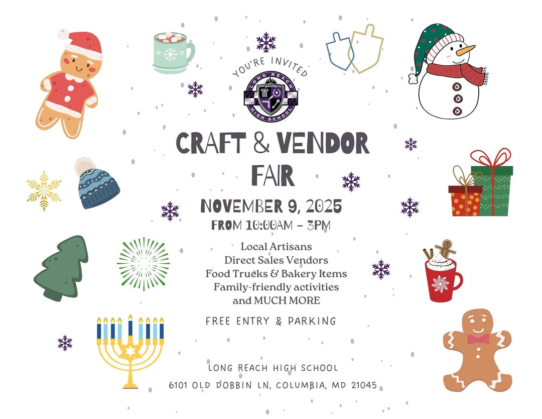 Come Shop With CCHobbyFun at the Long Reach Craft and Vendor Fair November 9 Columbia MD