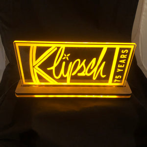 Klipsch 75th Anniversary Lighted Signs