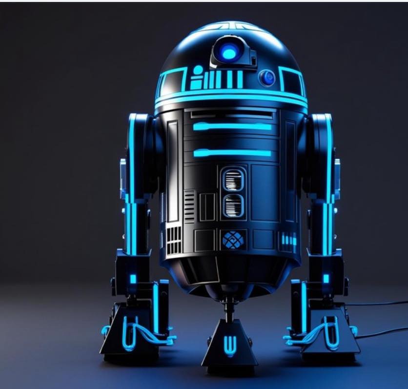 Tron Themed Full Size R2D2 Build