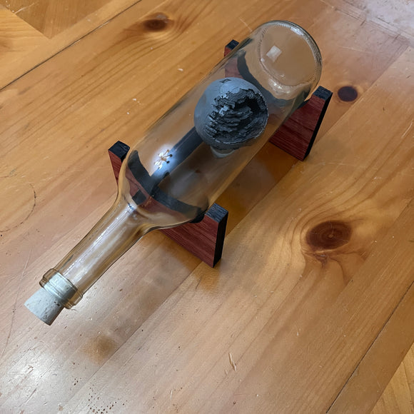 Star Wars Death Star II in a Wine Bottle