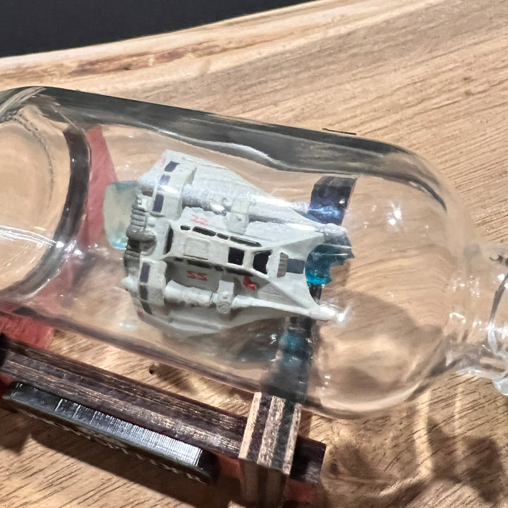 Star Wars Snowspeeder Starship in a Shot Bottle