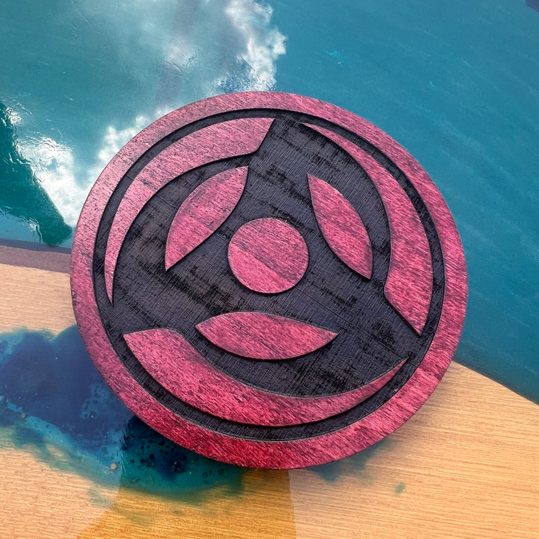 Naruto Sharingan Wood Coasters Set of Four