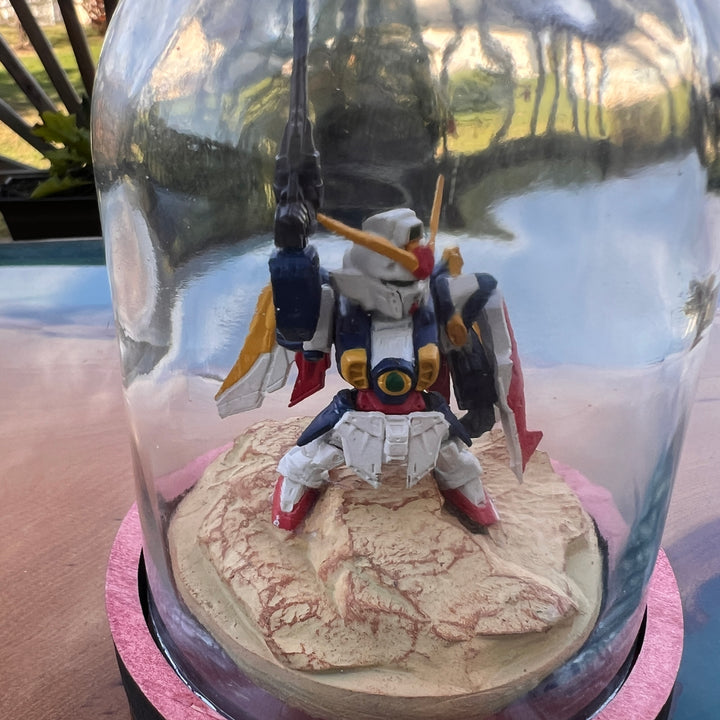 Gundam Wing Zero  and Rifle in a Bottle