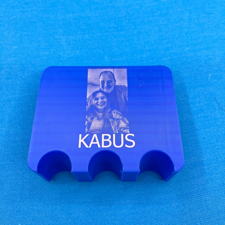Custom 3D Printed Pool Cue Holder Claw Customized with Your Photos, Graphics or Text