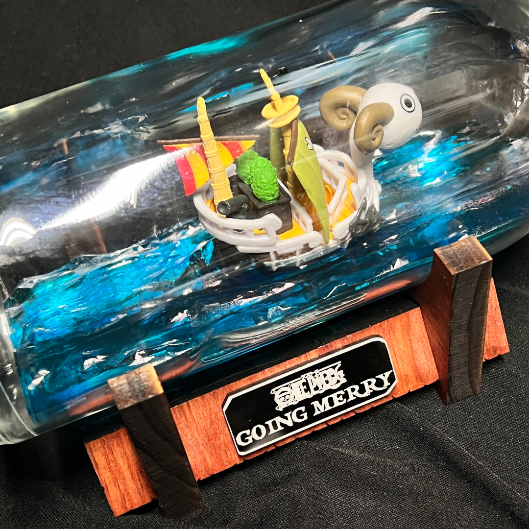 One Piece Going Merry Vaisseau en bouteille