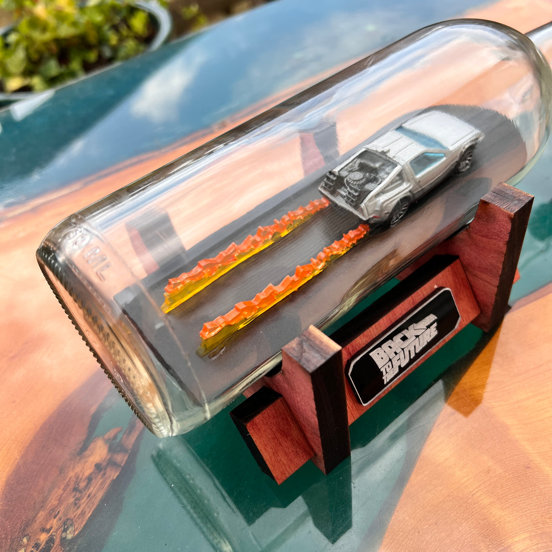 Back to the Future DeLorean Time Machine In a Bottle