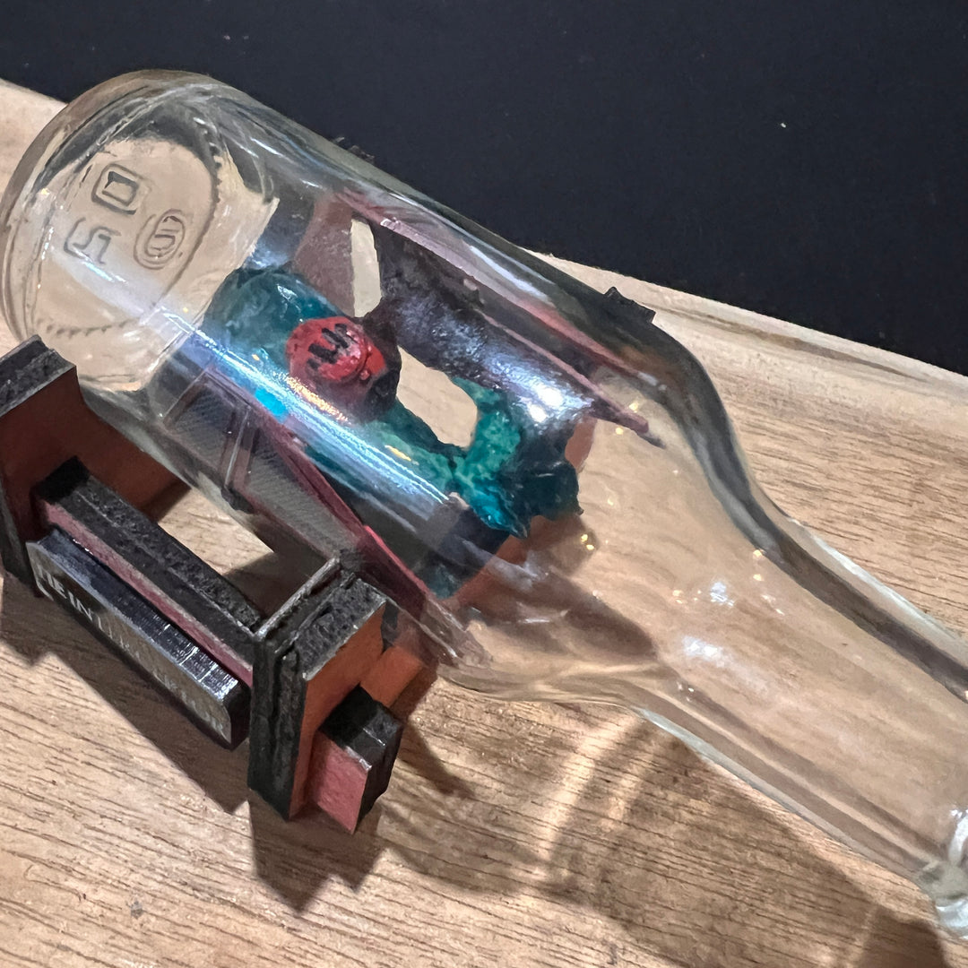 Star Wars Tie Interceptor  in a Shot Bottle