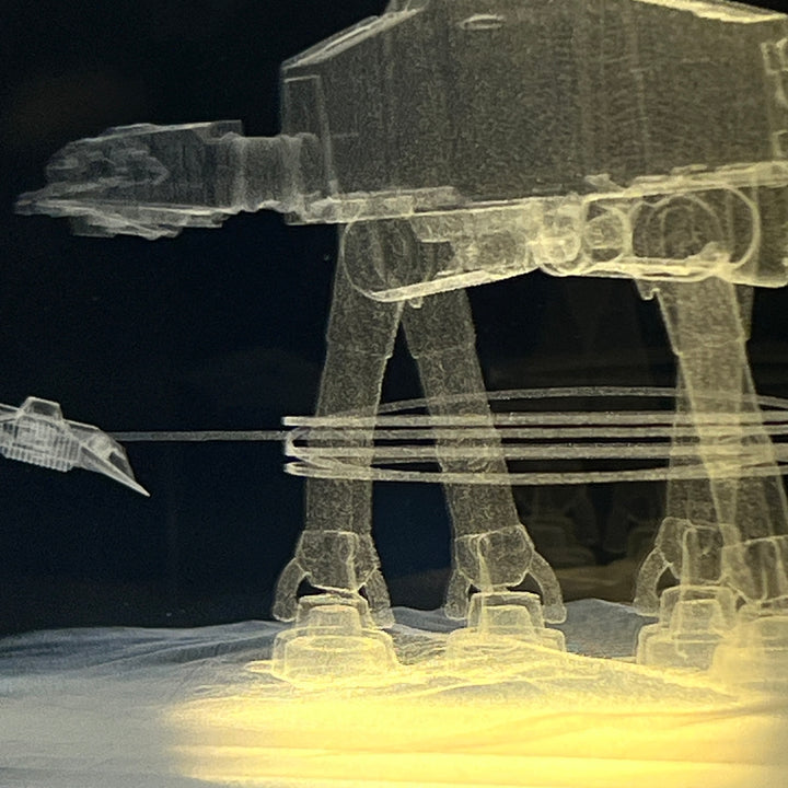Star Wars Battle of Hoth Cryo Scene K9 Crystal