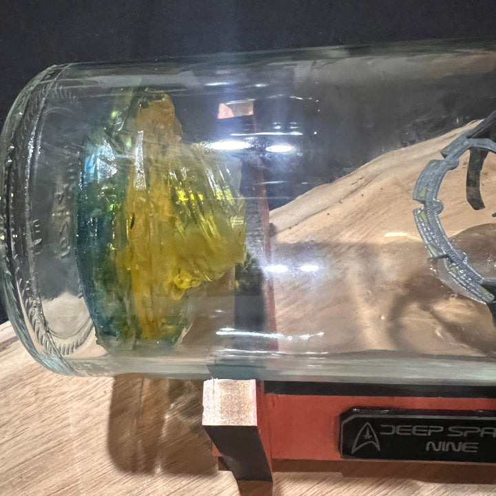 Star Trek Deep Space Nine Station and Wormhole in a Bottle