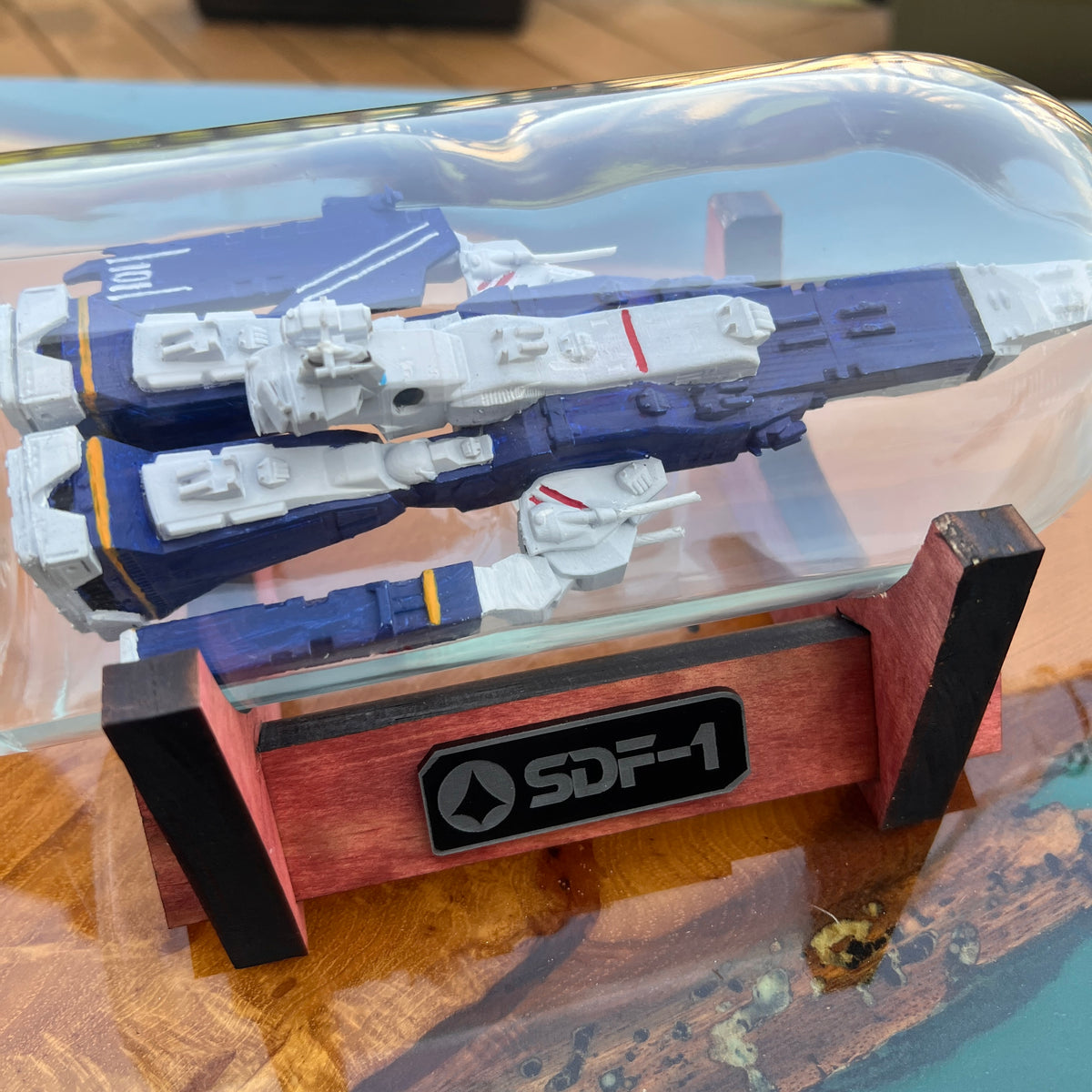 Macross Robotech SDF-1 in a Bottle – CCHobbyFun