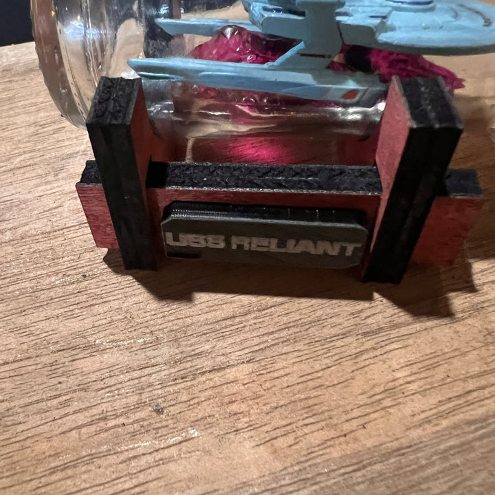 Star Trek USS Reliant in a Shot Bottle