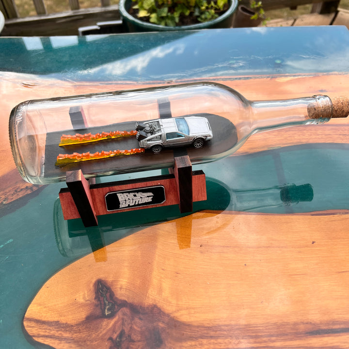 Back to the Future DeLorean Time Machine In a Bottle