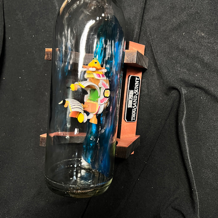 One Piece Thousand Sunny Starship in a Bottle