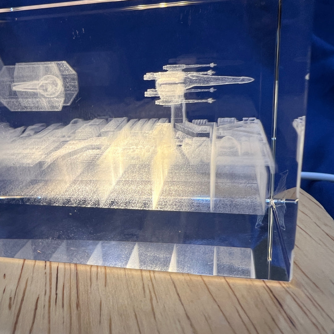 Star Wars Death Star Trench Run Lighted Cryo Starship