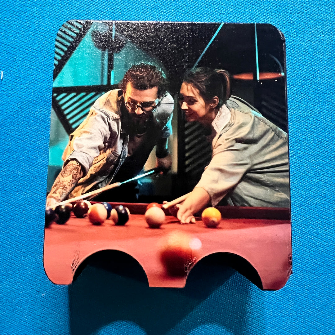 Custom Color 2 Billiards Cue  Holder Claw With Your Photos, Text or Graphics