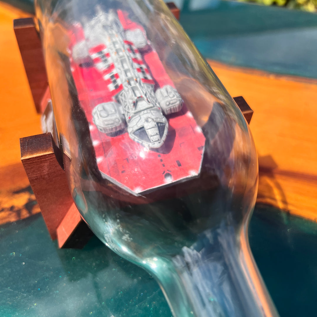 Space 1999 Eagle Transporter In a Bottle
