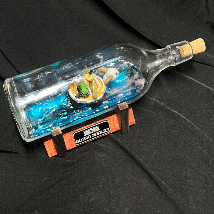 One Piece Going Merry Vaisseau en bouteille
