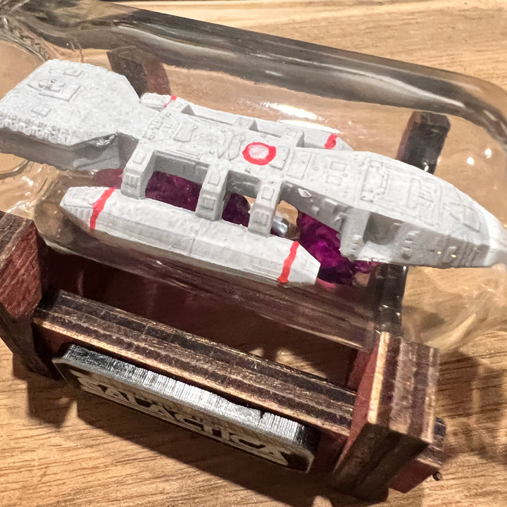 Battlestar Galactica 1978 Starship in a Shot Bottle