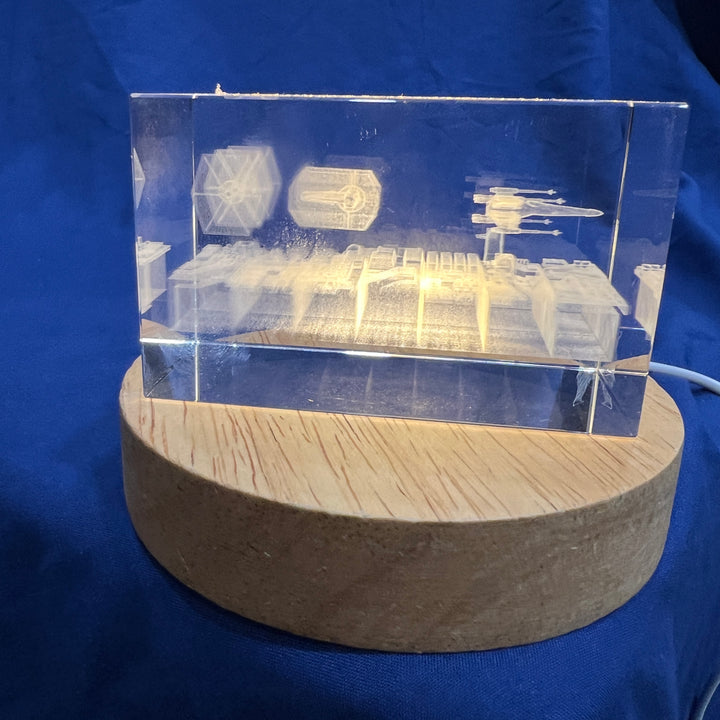 Star Wars Death Star Trench Run Lighted Cryo Starship