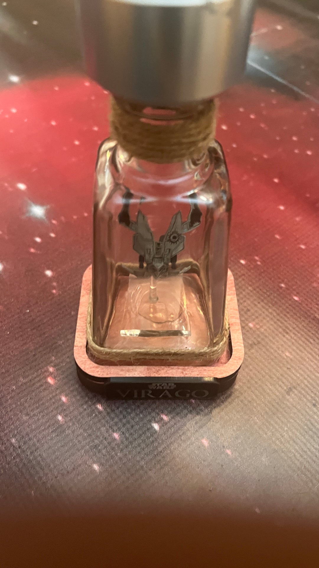 Star Wars Prince Xizor Virago Starship in Bottle