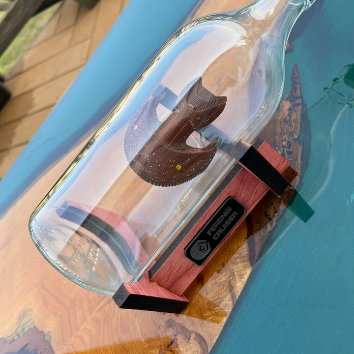 Star Trek Ferengi Cruiser in a Bottle