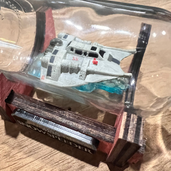 Star Wars Snowspeeder Starship in a Shot Bottle
