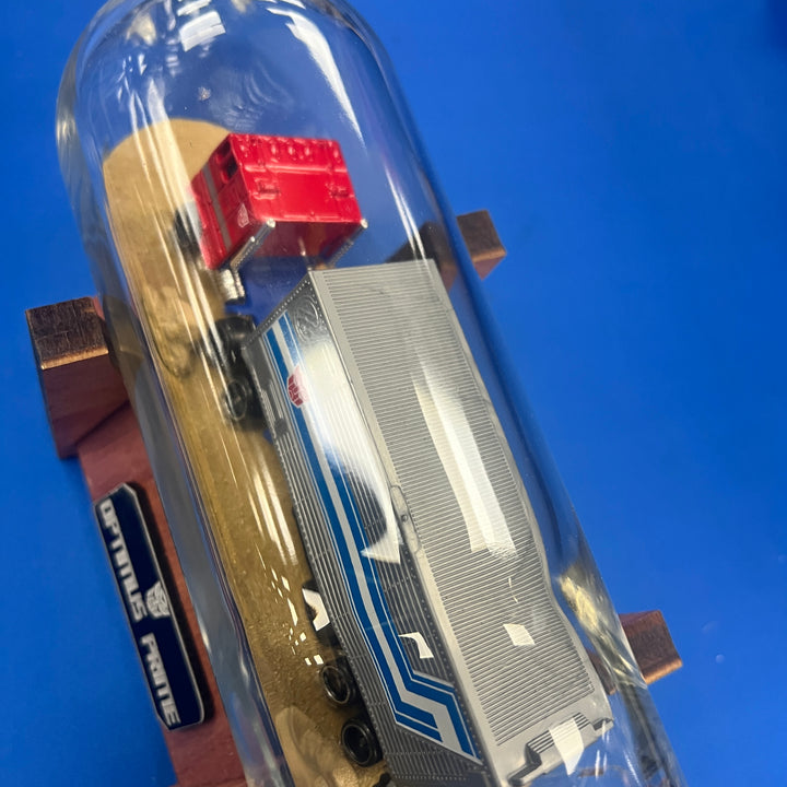 Optimus Prime Truck Mode in a Bottle
