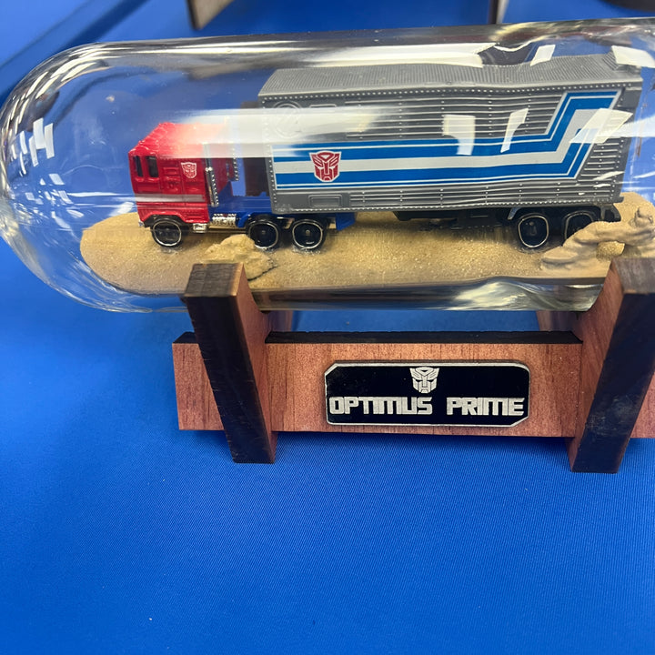 Optimus Prime Truck Mode in a Bottle