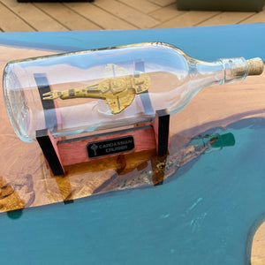 Star Trek Cardassian Cruiser in a Bottle