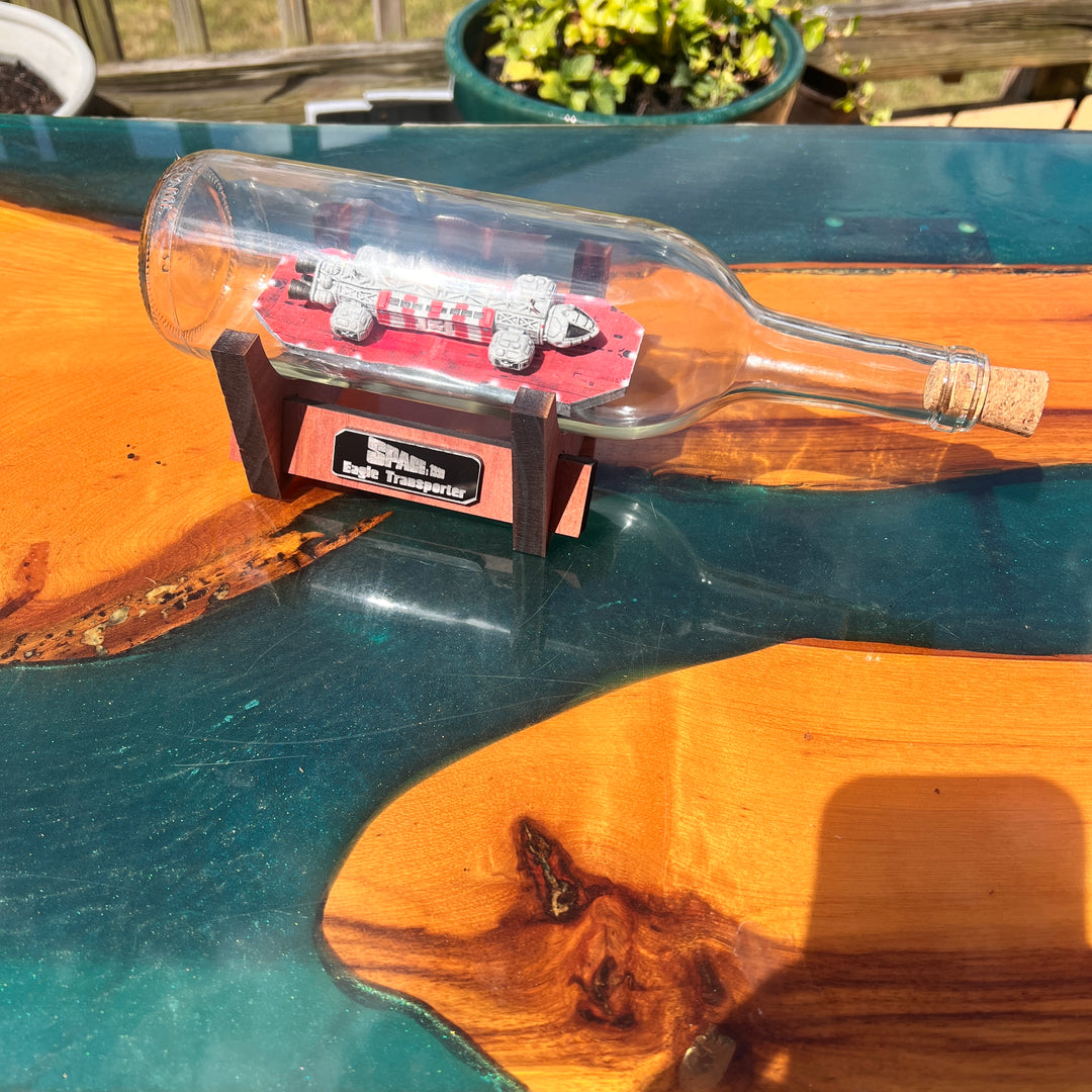 Space 1999 Eagle Transporter In a Bottle