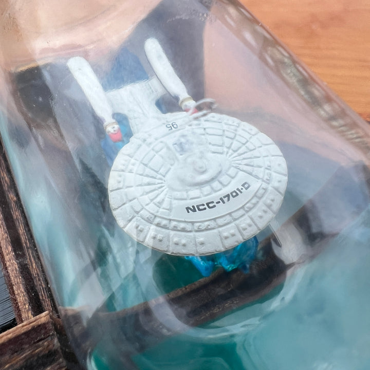 Star Trek USS Enterprise NCC-1701-D in a Shot Bottle
