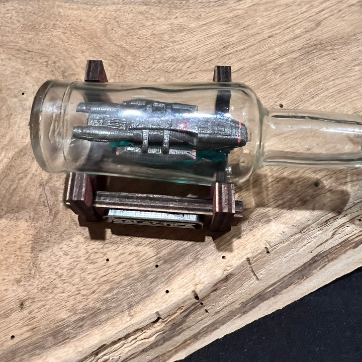 Battlestar Galactica Starship in a Shot Bottle