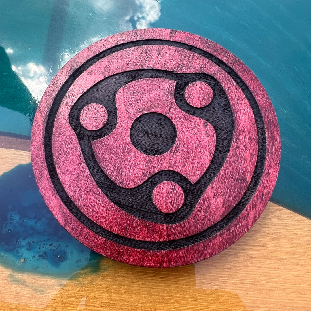 Naruto Sharingan Wood Coasters Set of Four