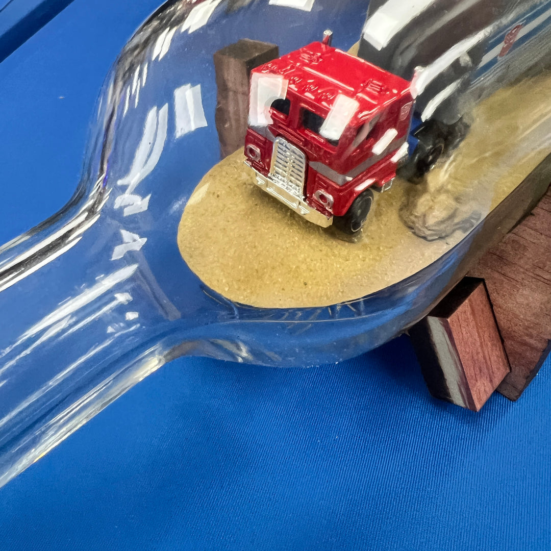 Optimus Prime Truck Mode in a Bottle