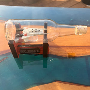Buck Rogers Thunderfighter Starship in a Bottle
