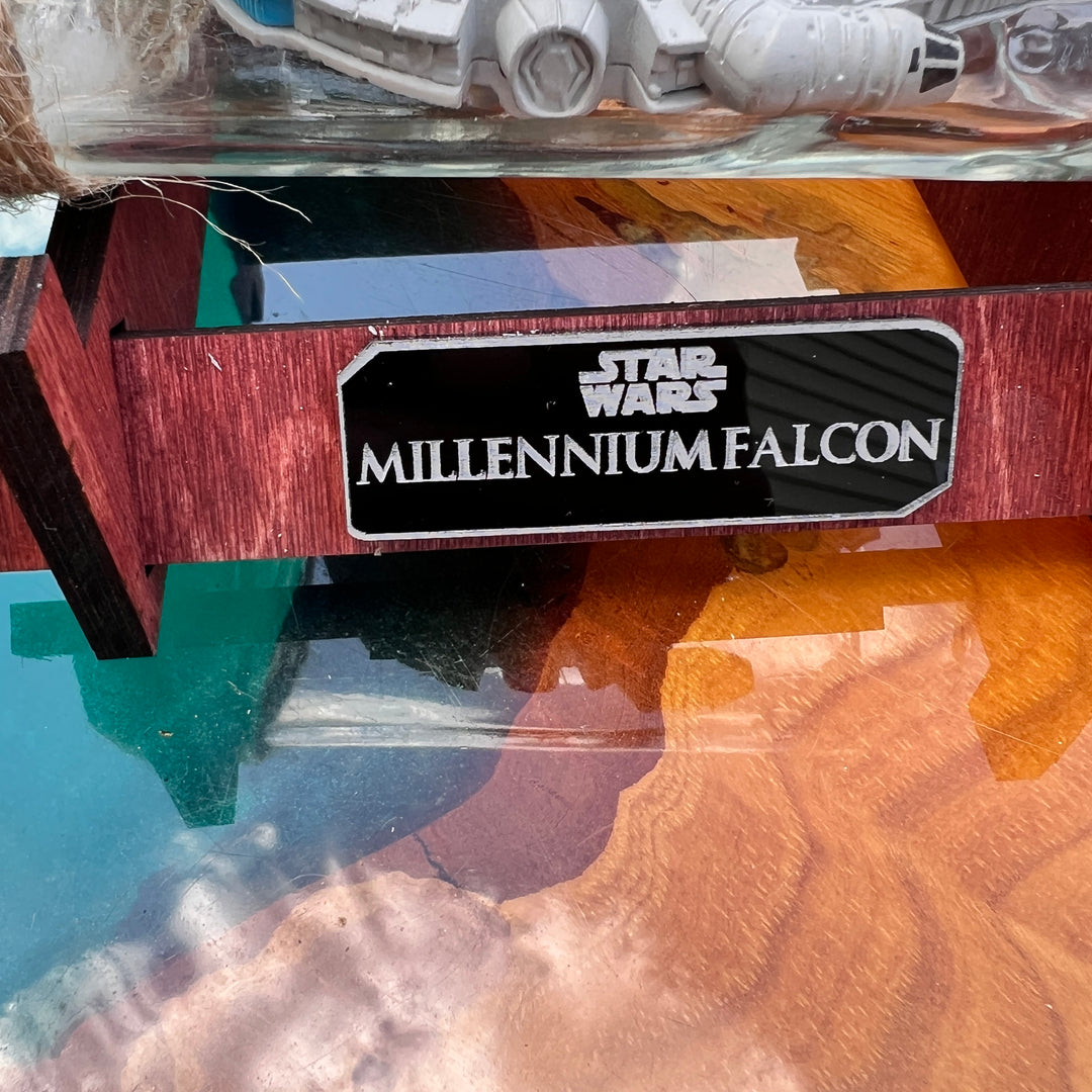 Star Wars Millennium Falcon Starship in a Tequila