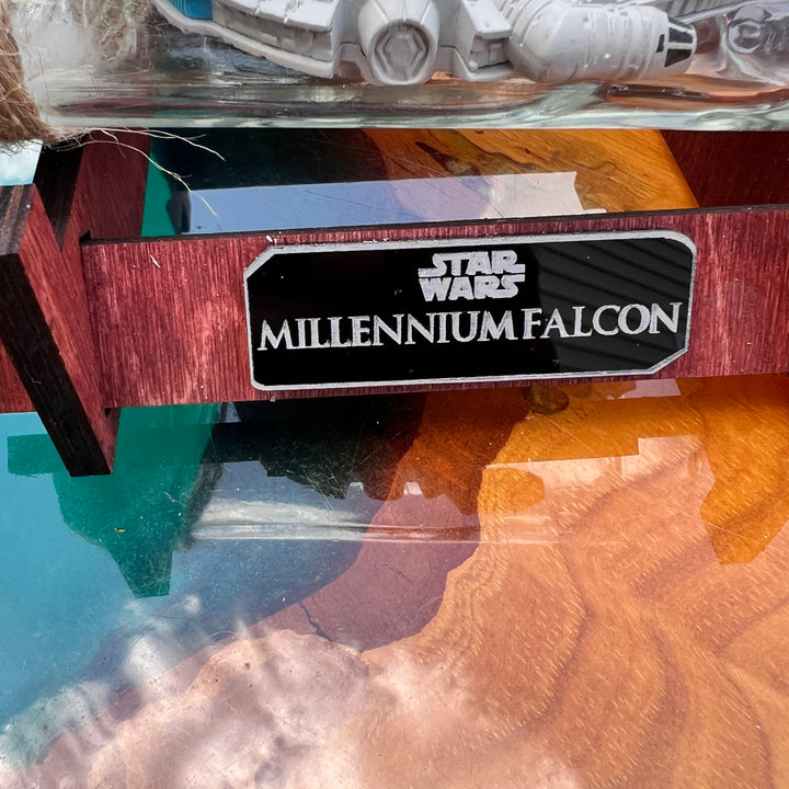 Star Wars Millennium Falcon Starship in a Tequila