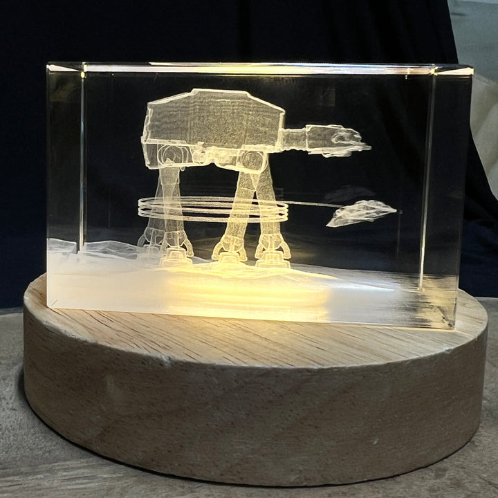 Star Wars Battle of Hoth Cryo Scene K9 Crystal