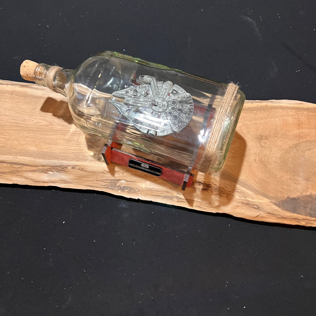 Star Wars Millennium Falcon Starship in a Tequila