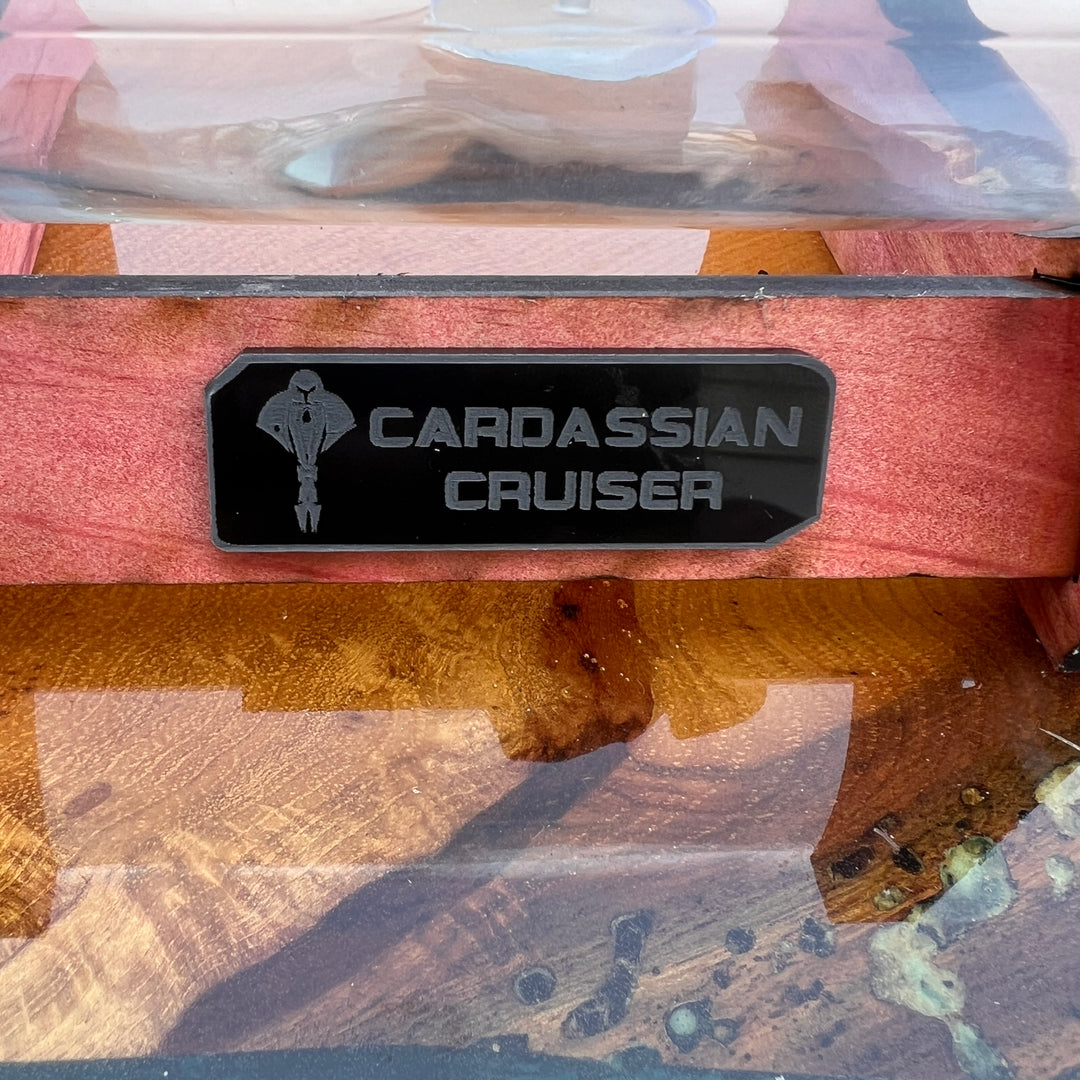 Star Trek Cardassian Cruiser in a Bottle