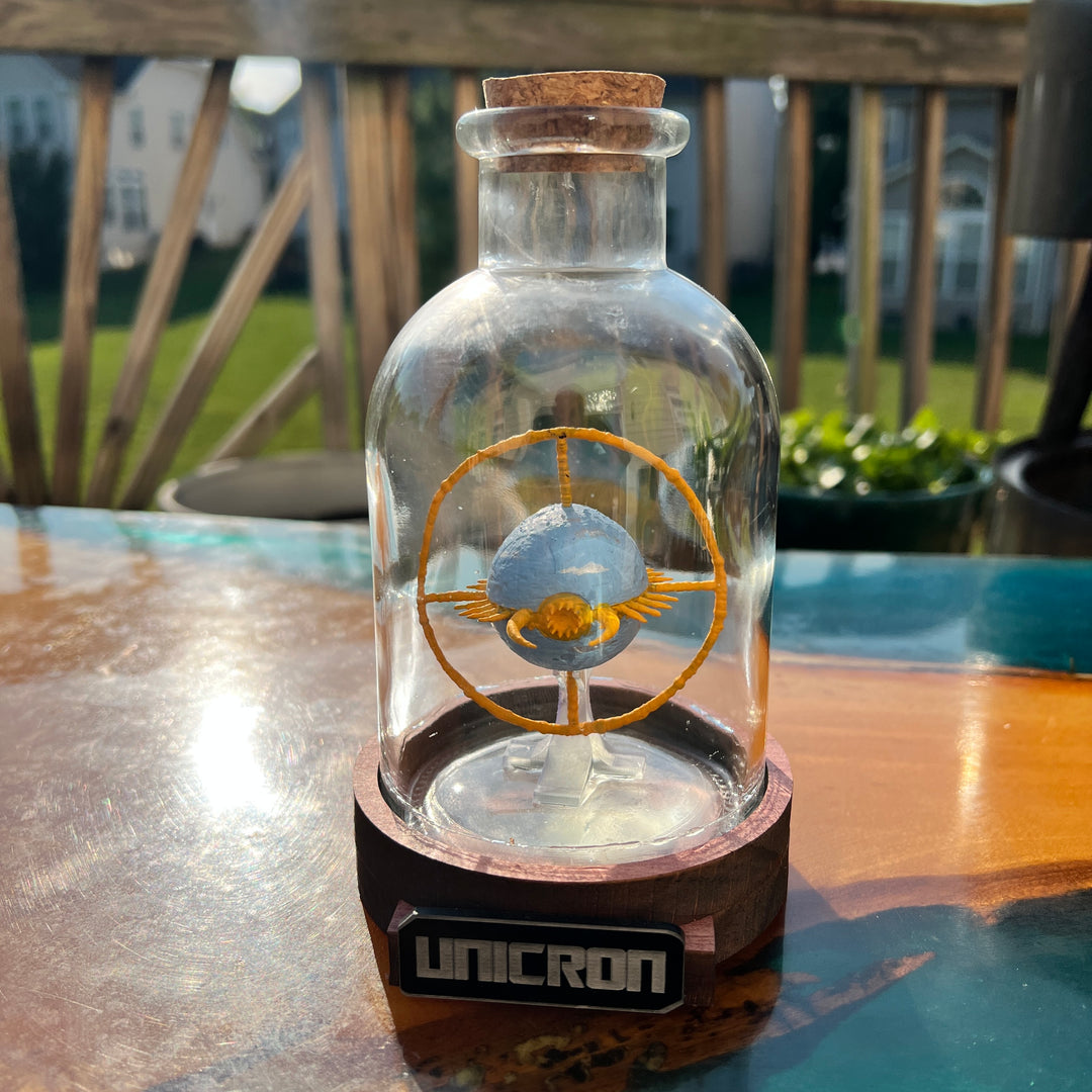 Unicron Planet Mode Transformer in a Bottle