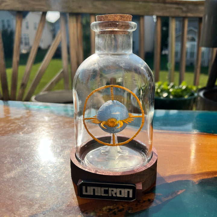 Unicron Planet Mode Transformer in a Bottle