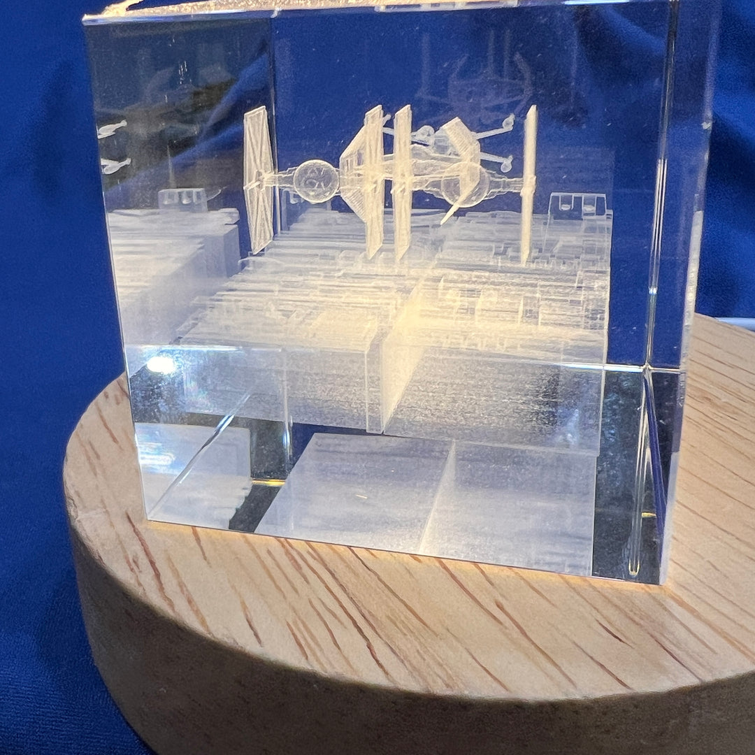 Star Wars Death Star Trench Run Lighted Cryo Starship