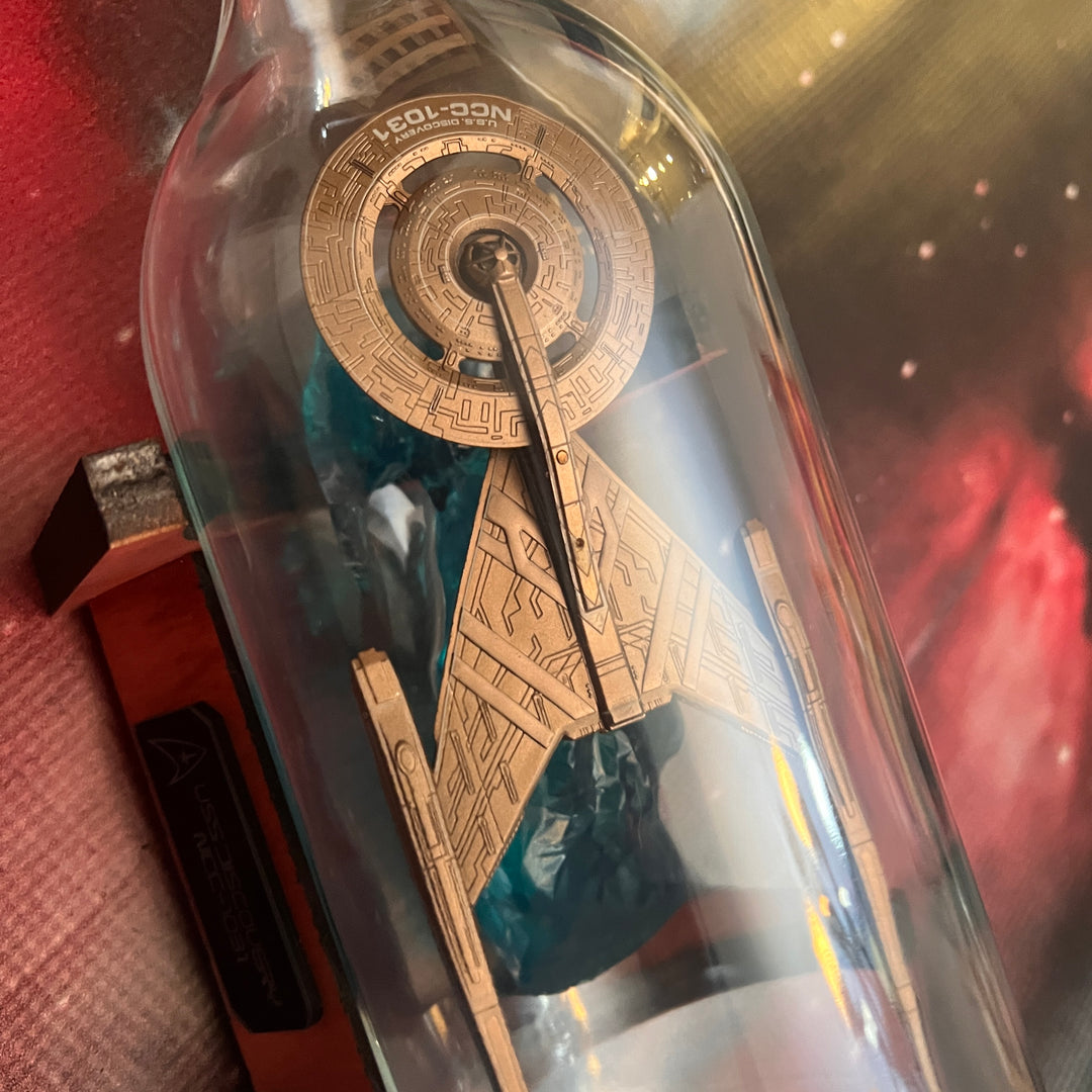 Star Trek USS Discovery NCC-1031 Starship in a Bottle