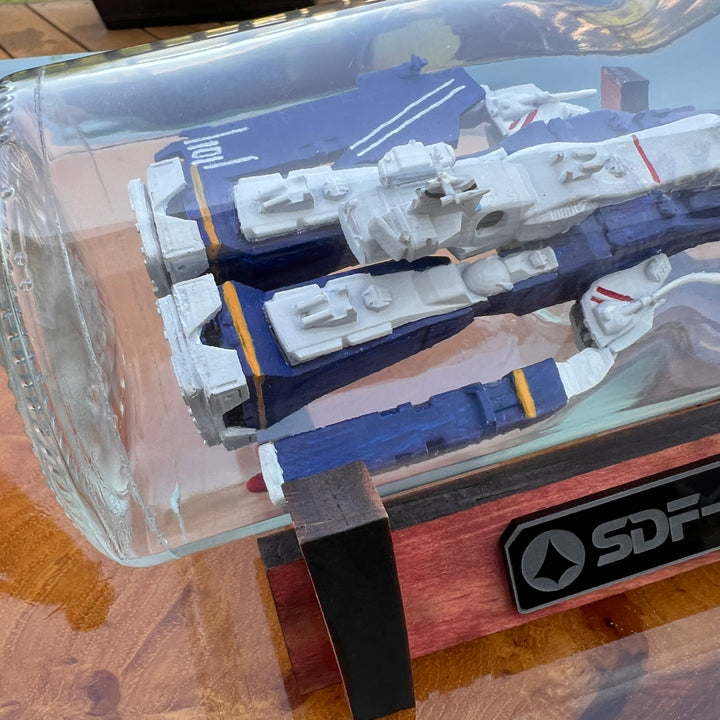 Macross Robotech SDF-1 in a Bottle