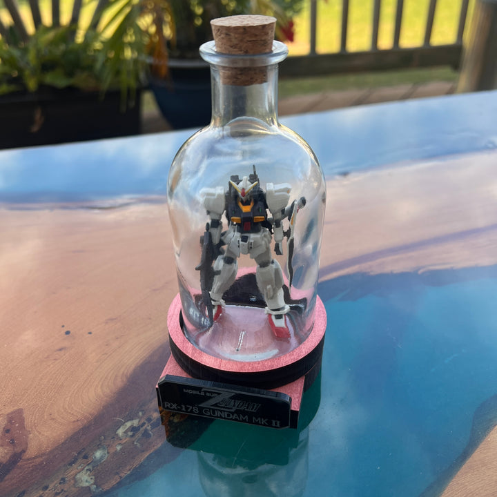 Z Gundam RX-178 MK II in a Bottle