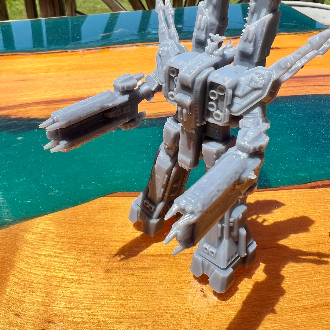 VDN-1 Robot Mode Unpainted Resin Print from Vertex Nebula