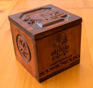 Customized 6” Wood Keepsake Box Carved With Your Graphics